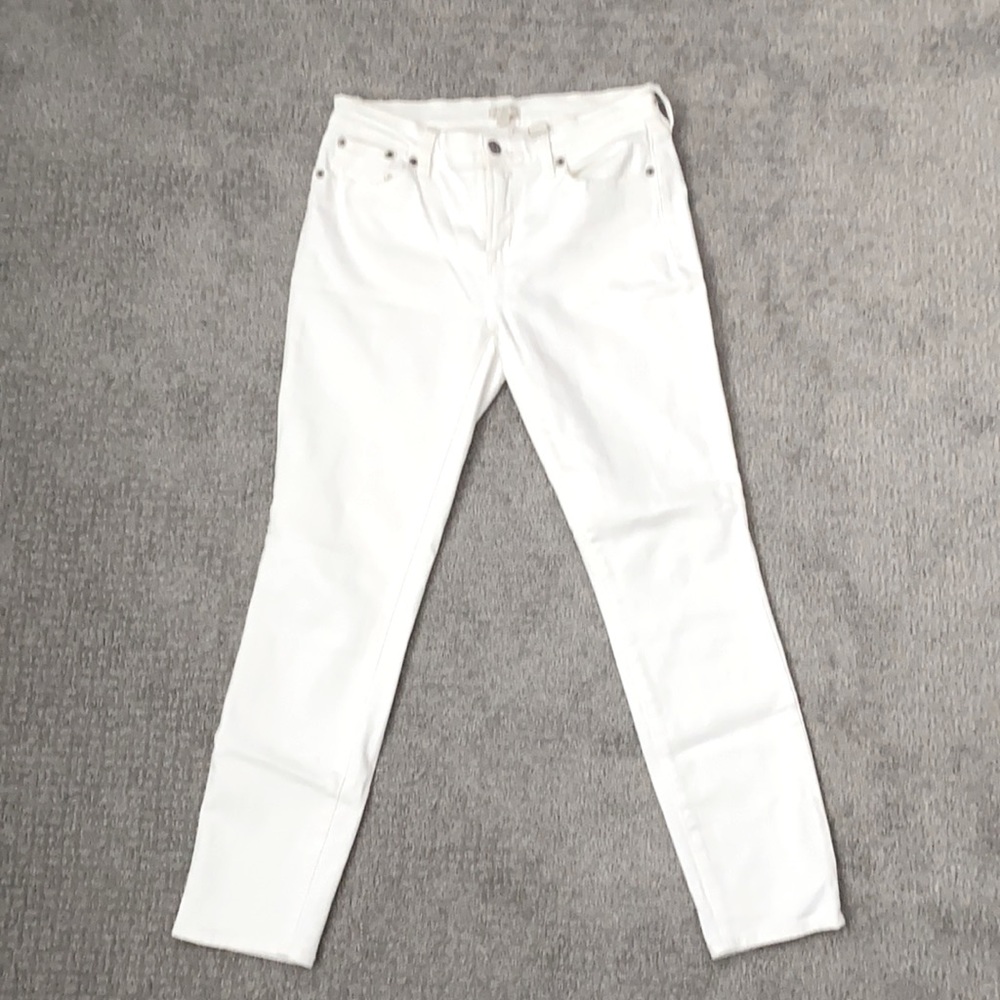 JCREW white skinny jeans, Waist 26